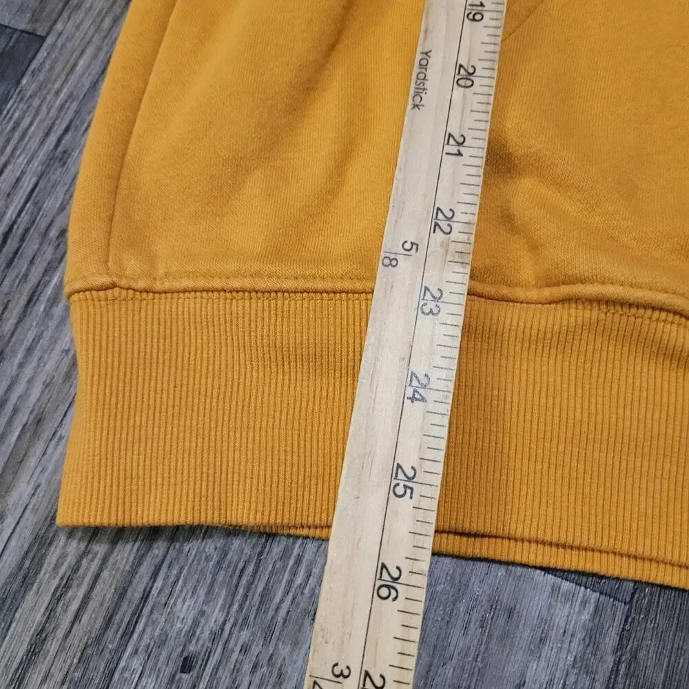 The North Face Yellow Logo Half Dome Pullover Hoodie Men's Medium